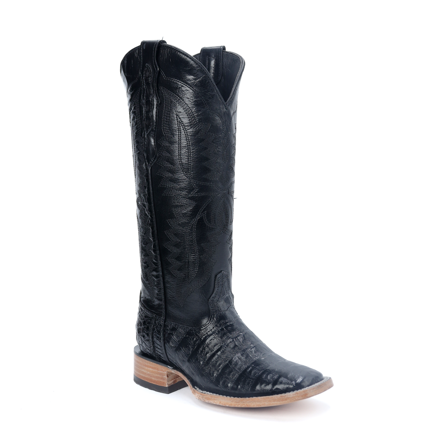 Bota Exótica en Piel de Cocodrilo PB405