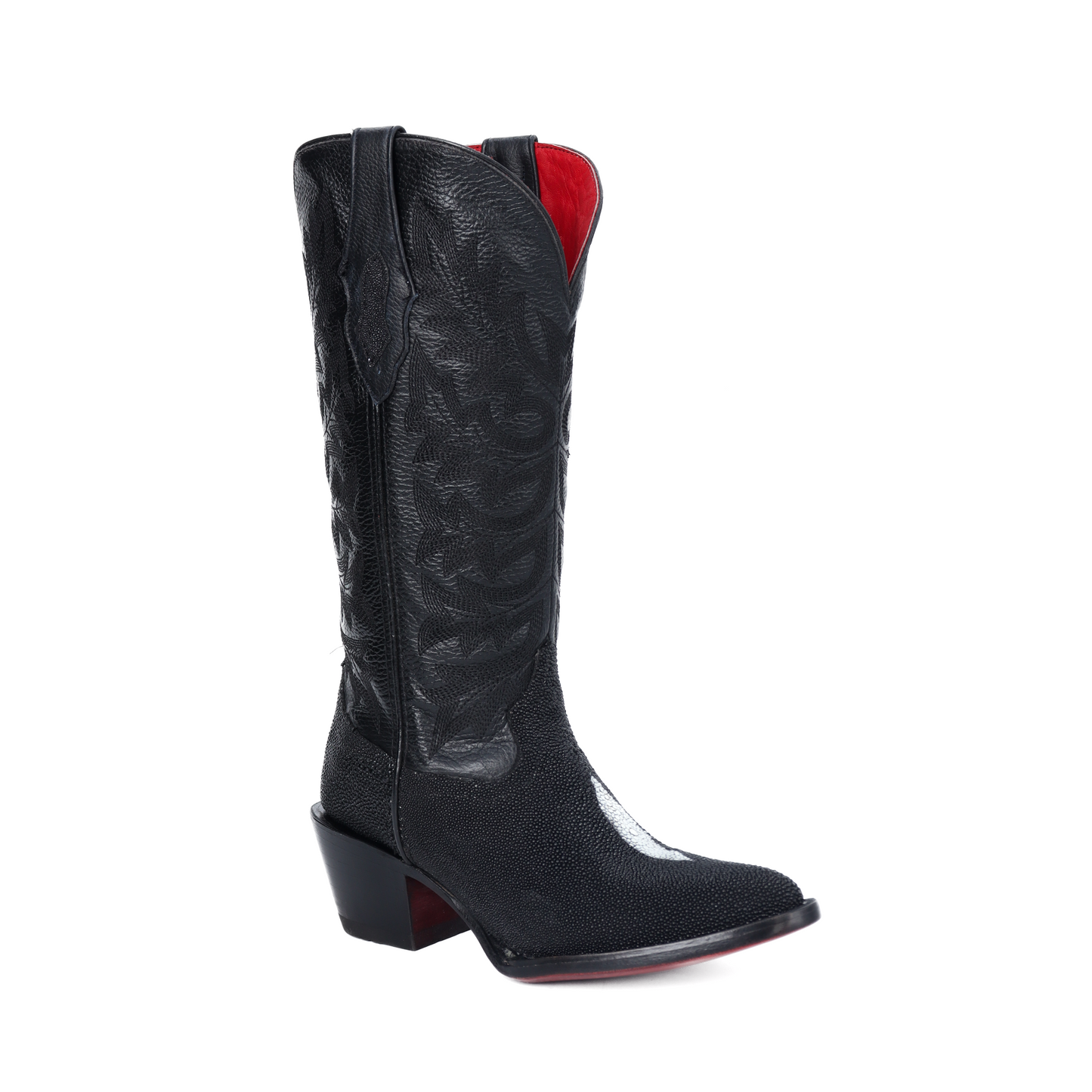Bota Exótica en Piel de Mantarraya Oval PB407