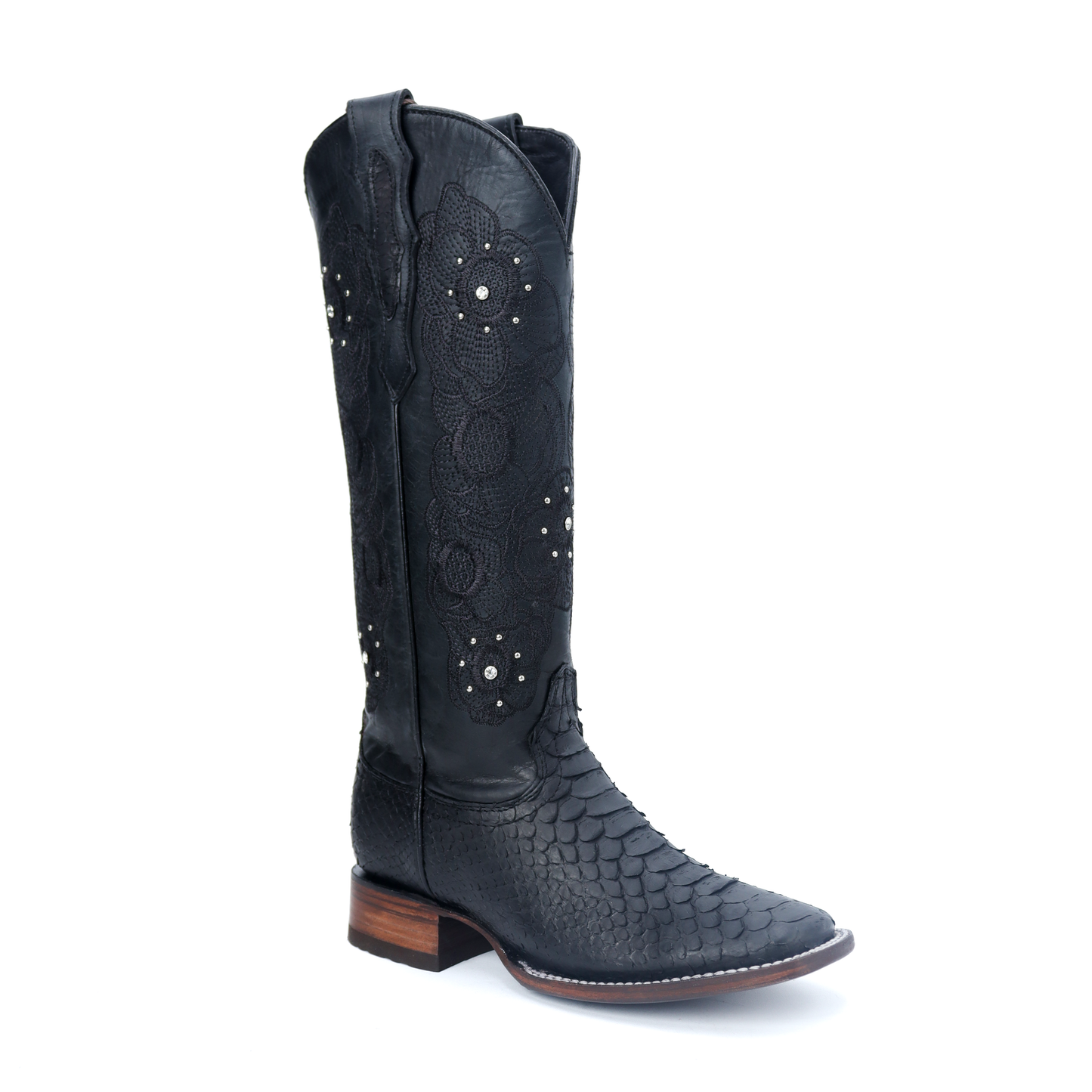 Bota Exótica en Piel de Pitón PB402
