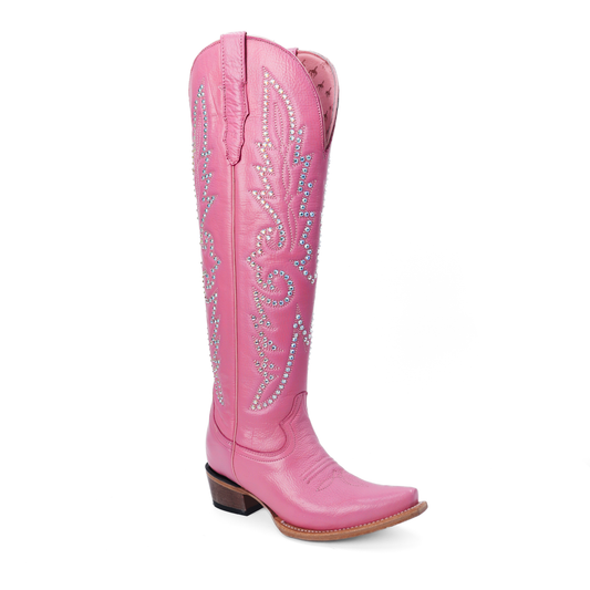 Bota Vaquera Pantera Rosa en Piel de Res PB312