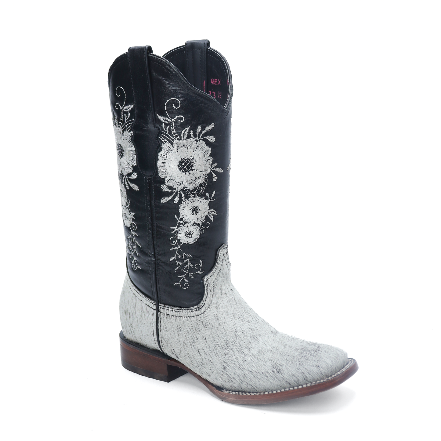 Bota Vaquera Pelo de Vaca en Piel de Res PB203
