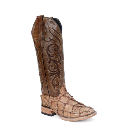 Bota Exótica en Piel de Pescado Pirarucu PB404
