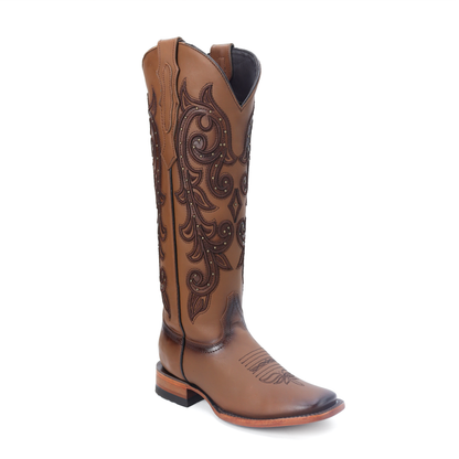 Bota Vaquera Carola en Piel de Res PB304
