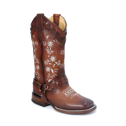 Bota Vaquera Larisa en Piel de Res PB207