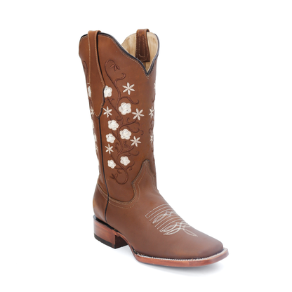Bota Vaquera Angela en Piel de Res PB211