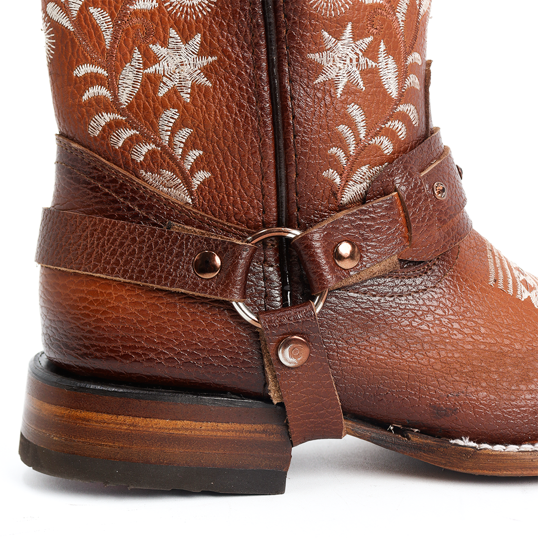 Bota Vaquera Larisa en Piel de Res PB207