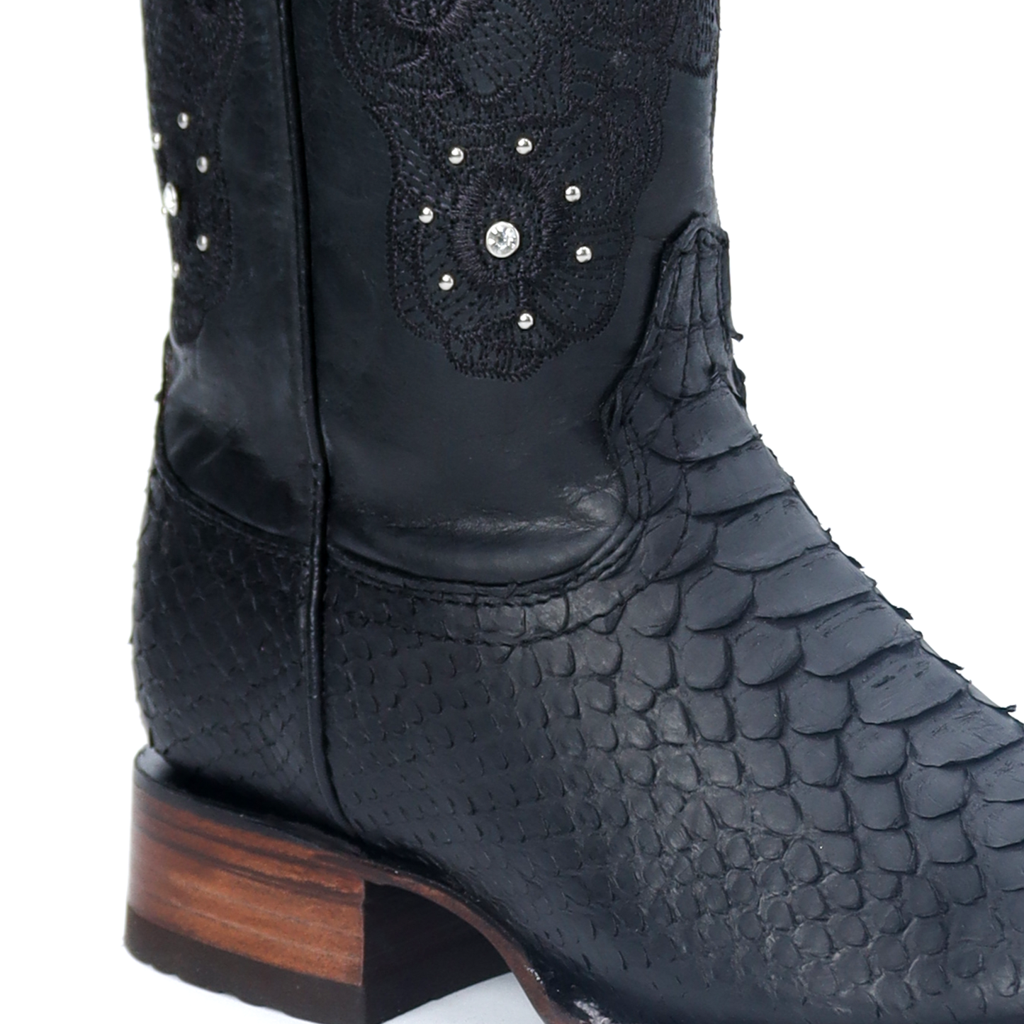 Bota Exótica en Piel de Pitón PB402