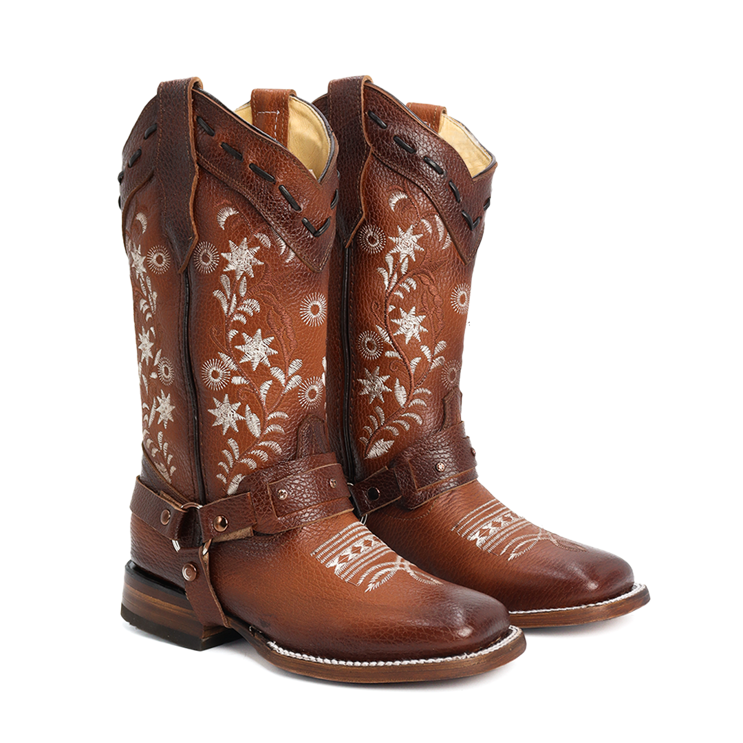 Bota Vaquera Larisa en Piel de Res PB207