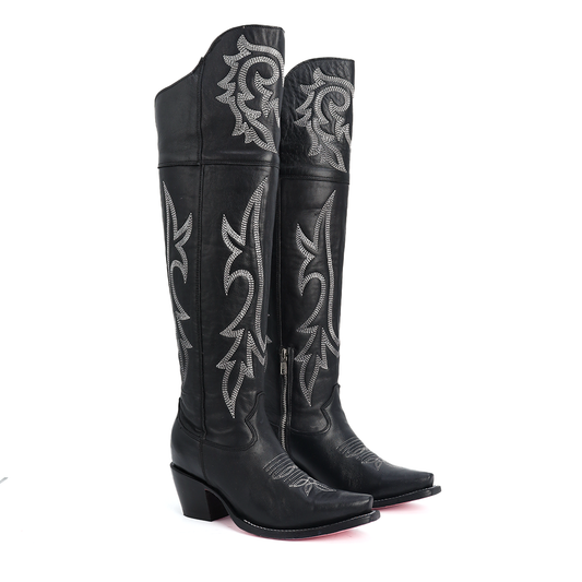 Bota Vaquera Zoé en Piel de Res PB307