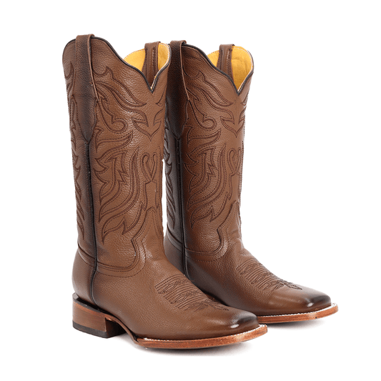 Bota Vaquera Western en Piel de Res PB201