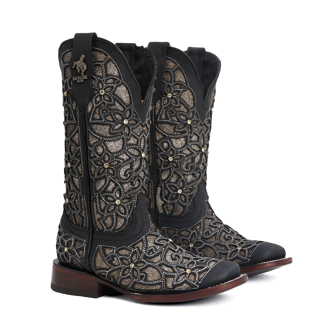 Bota Vaquera Gitana en Piel de Res PB210