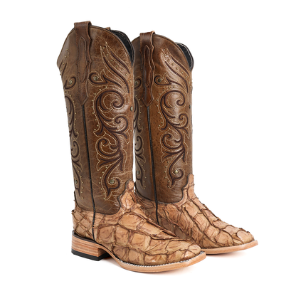 Bota Exótica en Piel de Pescado Pirarucu PB404