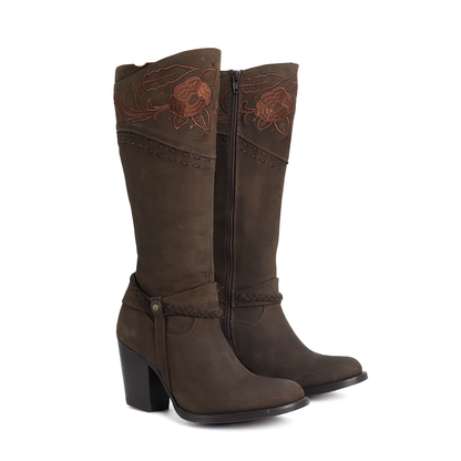 Bota Vaquera Amanecer en Piel de Res PB308