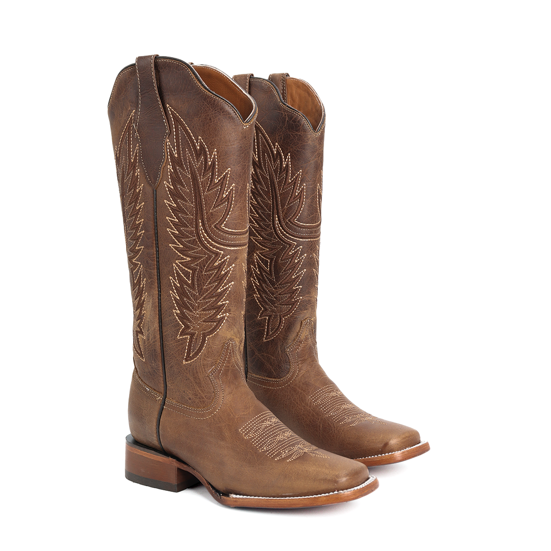 Bota Vaquera Zafira en Piel de Res PB206