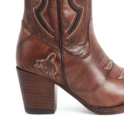 Bota Casual Juana en Piel de Res PB105