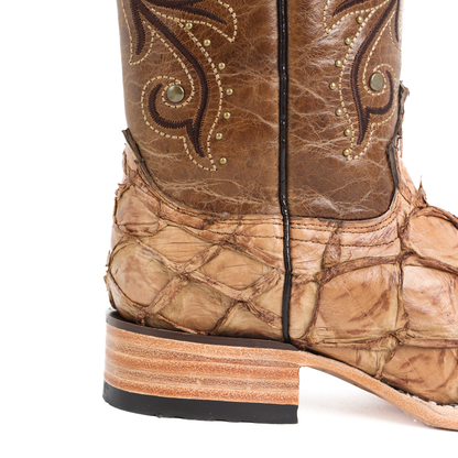 Bota Exótica en Piel de Pescado Pirarucu PB404