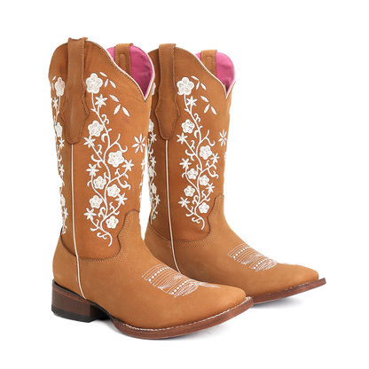 Bota Vaquera Dalia en Piel de Res PB202