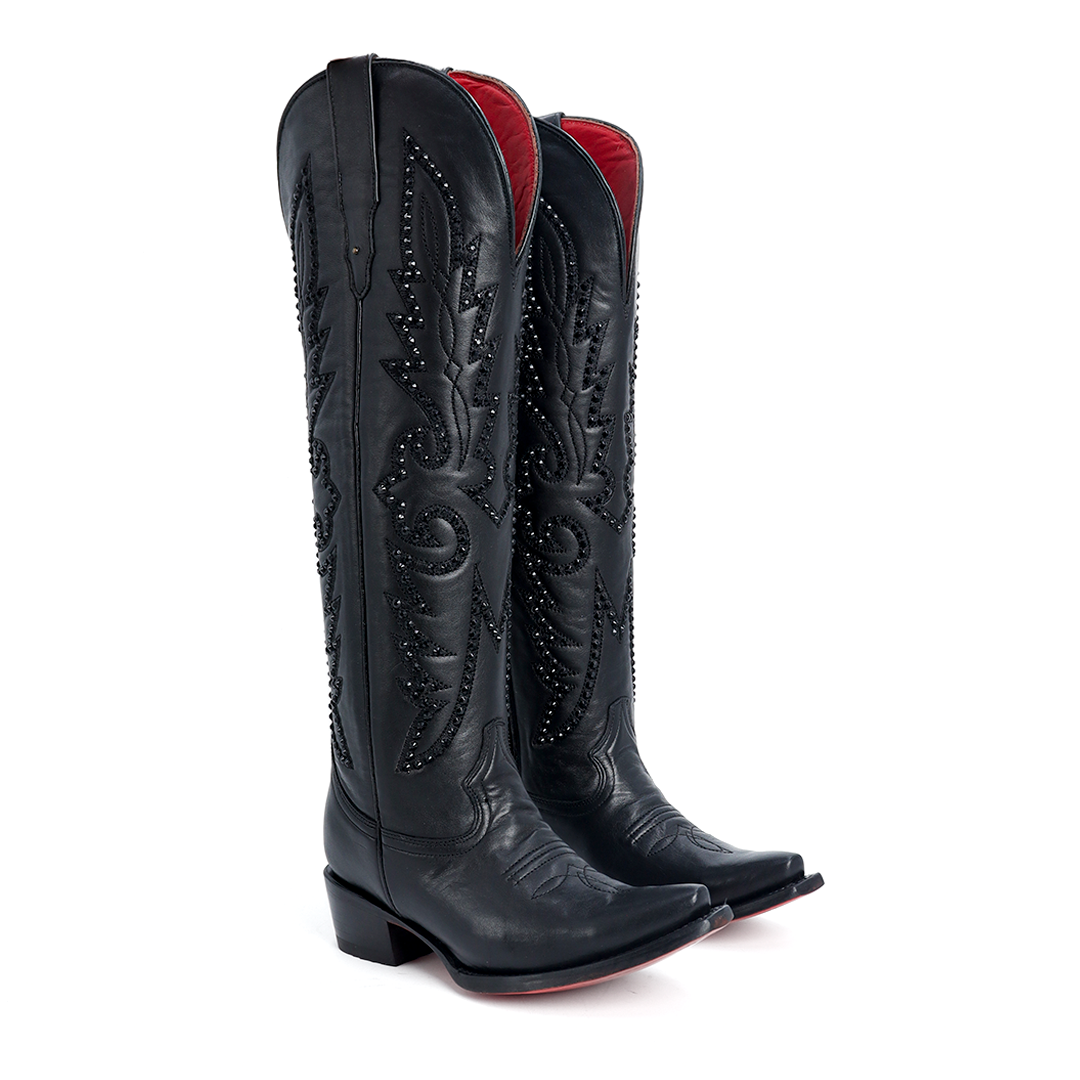 Bota Vaquera Pantera Rosa en Piel de Res PB312