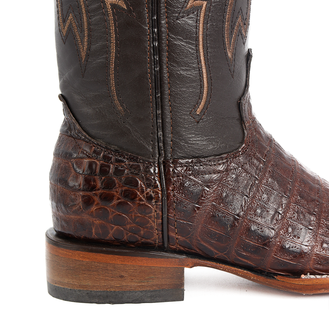 Bota Exótica en Piel de Cocodrilo PB405