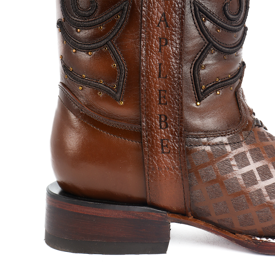 Bota Vaquera Plebe en Piel de Res PB212