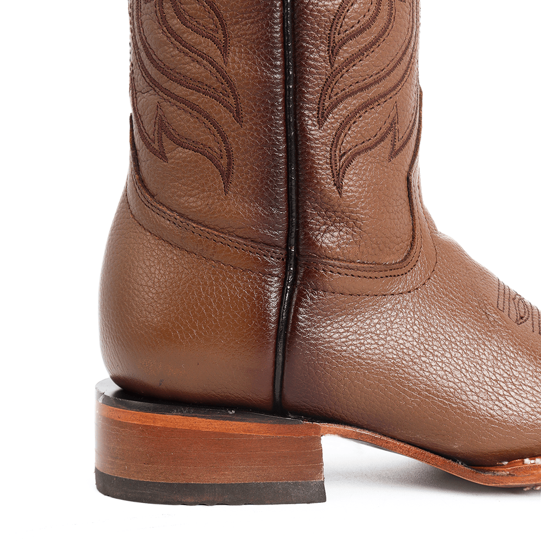 Bota Vaquera Western en Piel de Res PB201