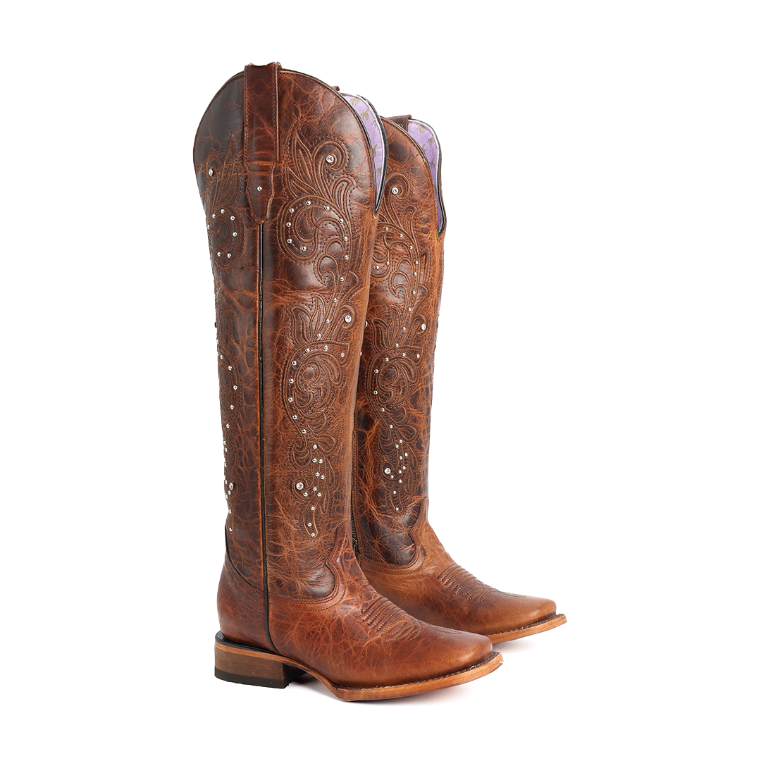 Bota Vaquera Emili en Piel de Res PB310