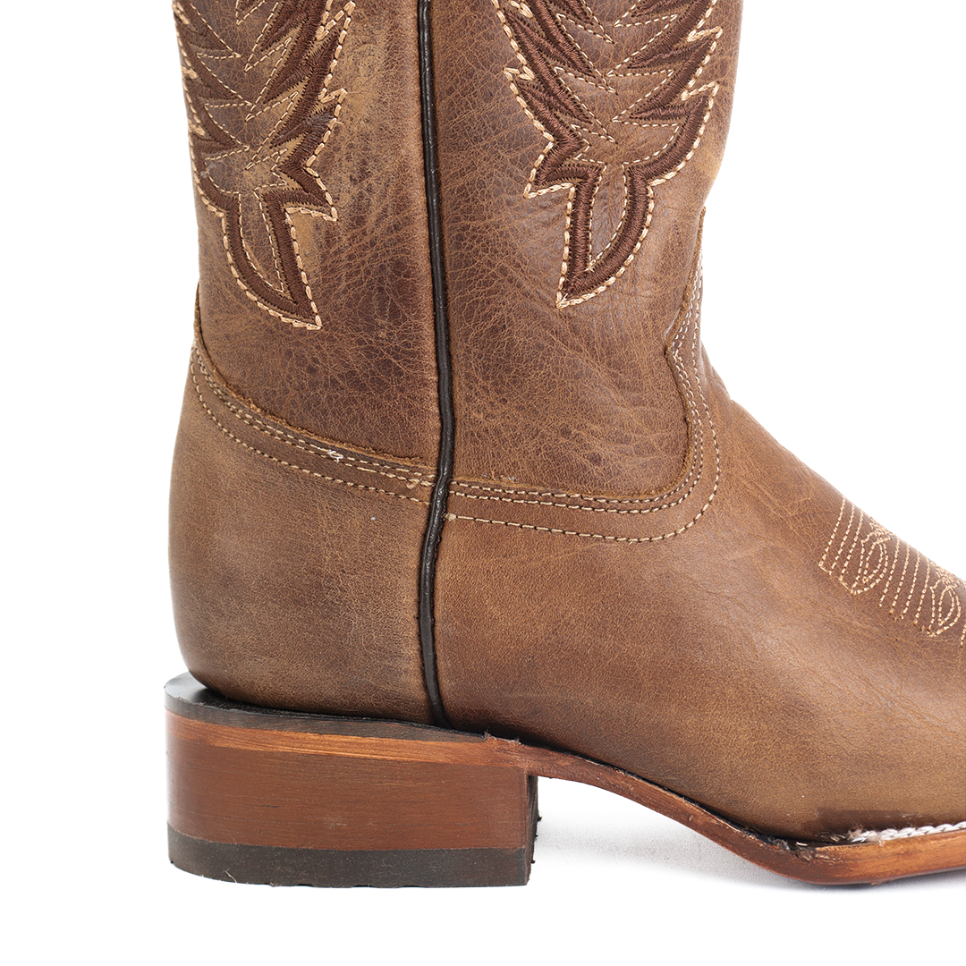 Bota Vaquera Zafira en Piel de Res PB206
