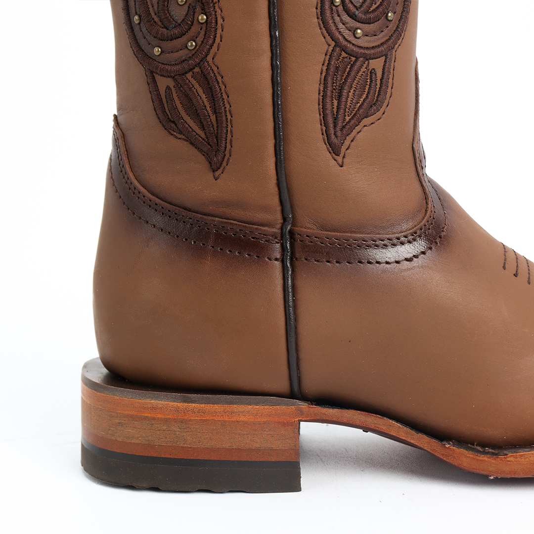 Bota Vaquera Carola en Piel de Res PB304