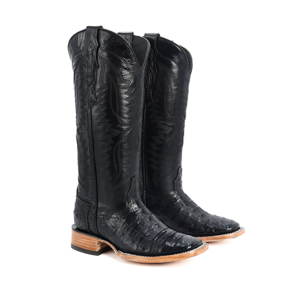 Bota Exótica en Piel de Cocodrilo PB405