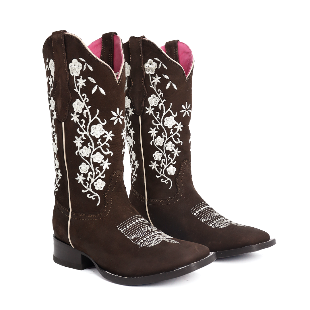 Bota Vaquera Dalia en Piel de Res PB202