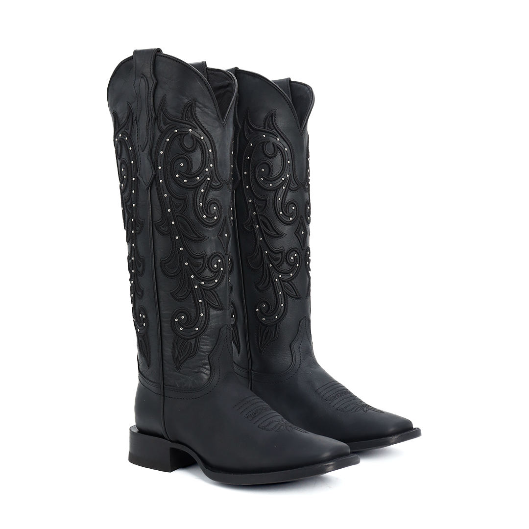 Bota Vaquera Carola en Piel de Res PB304