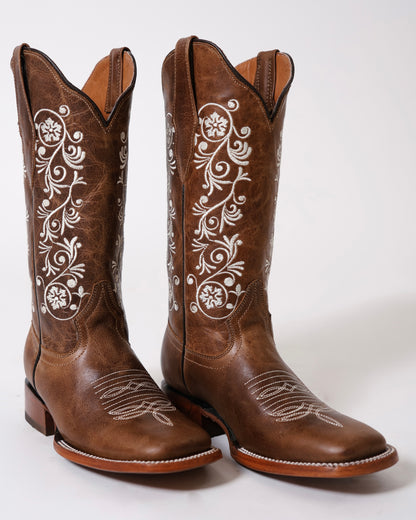 Bota Vaquera Verano en piel de res