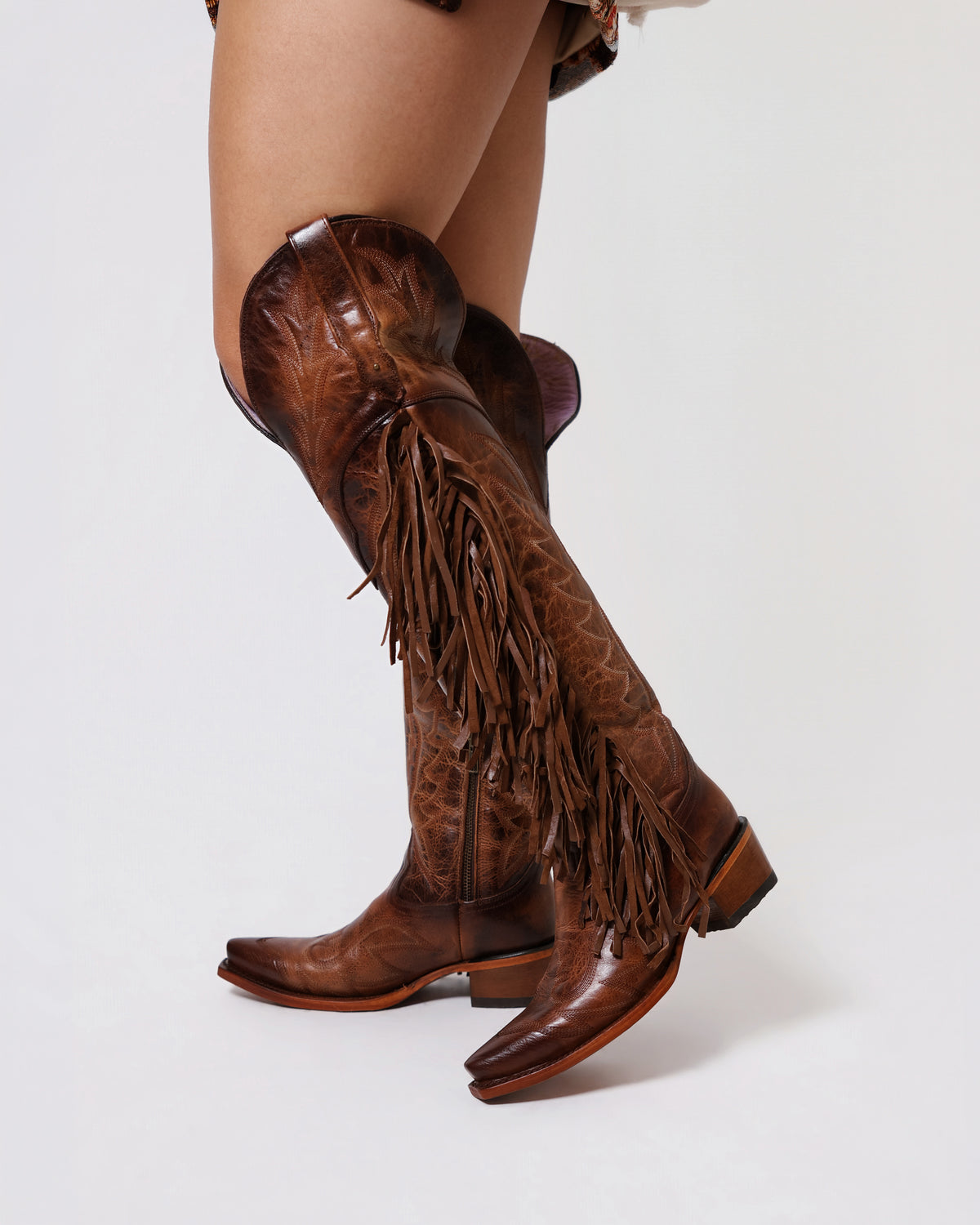 BOTA VAQUERA MOANA EN PIEL DE RES